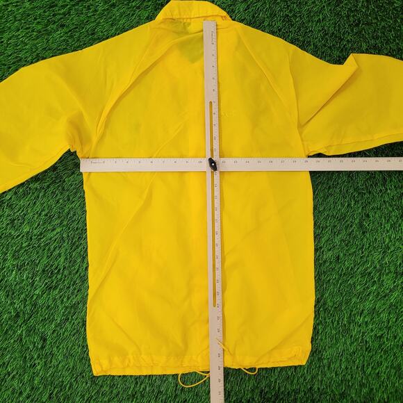 Vintage 60s Champion Coach Jacket XS/S 19x29 Yellow - Picture 4 of 14